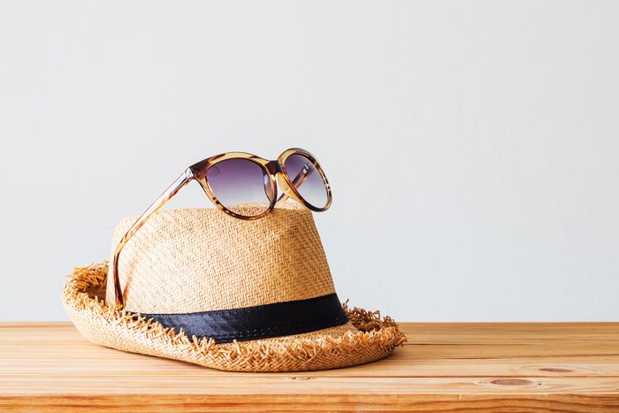 sunglasses sun hat